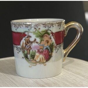 Vintage Lefton China Teacup Hand-Painted Design